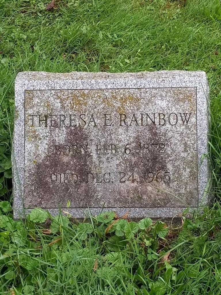 Theresa E. Rainbow's grave. Photo 3