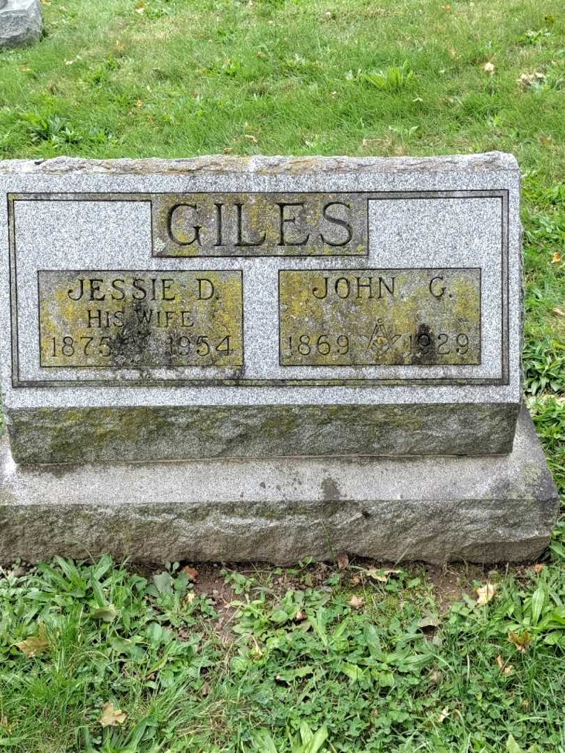 John George Giles's grave. Photo 3