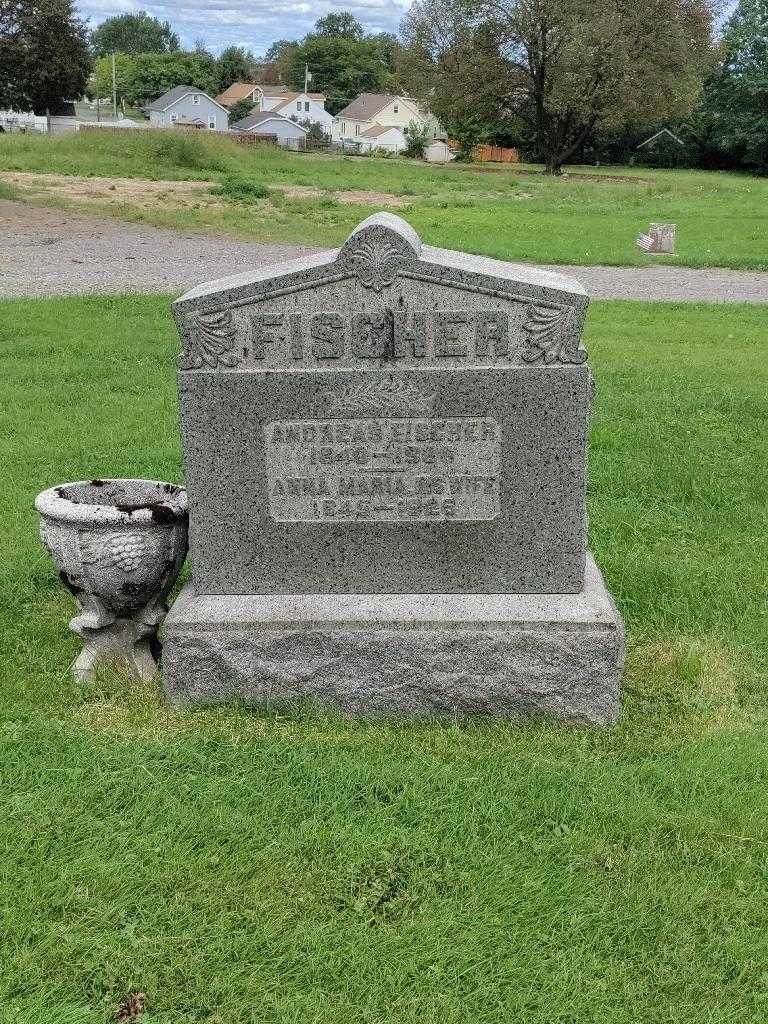 Andreas Fischer's grave. Photo 2