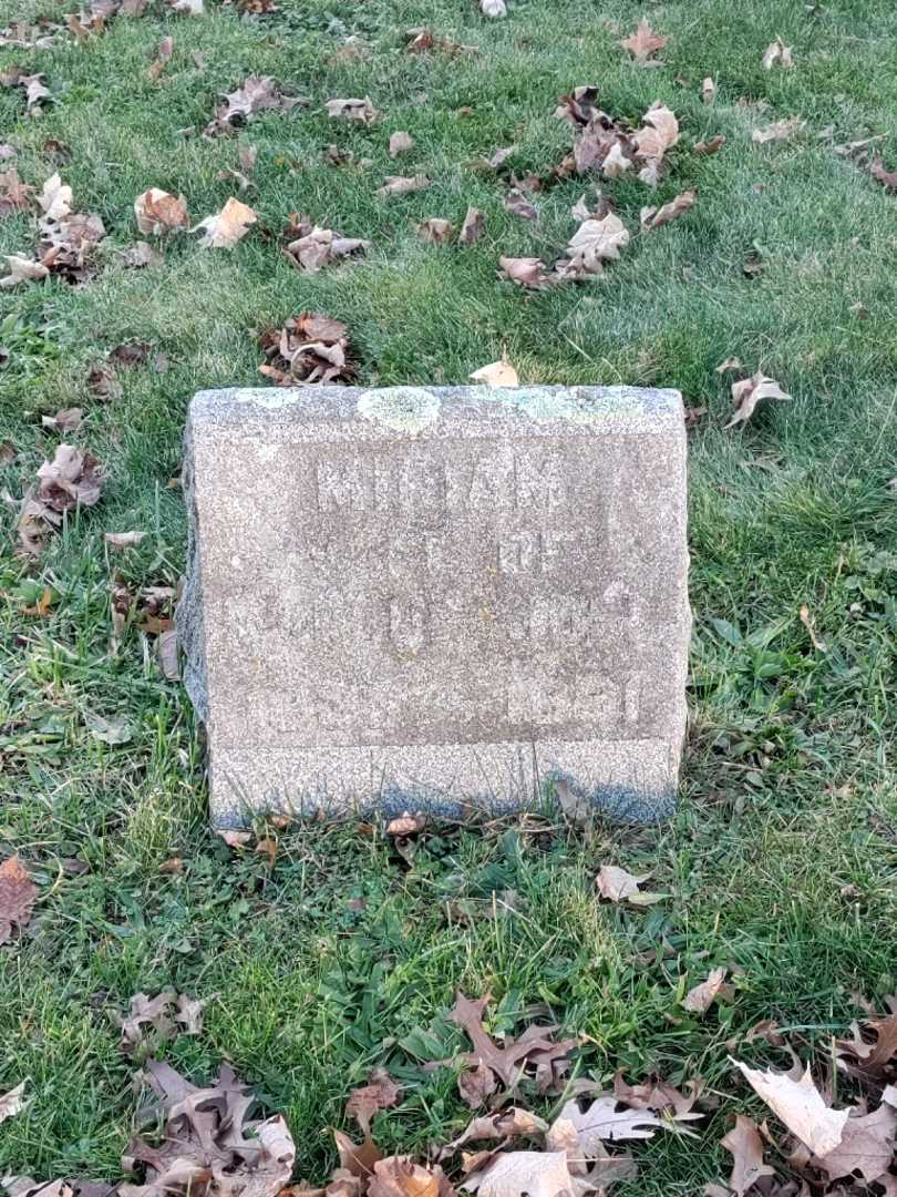 Miriam Joel's grave. Photo 3