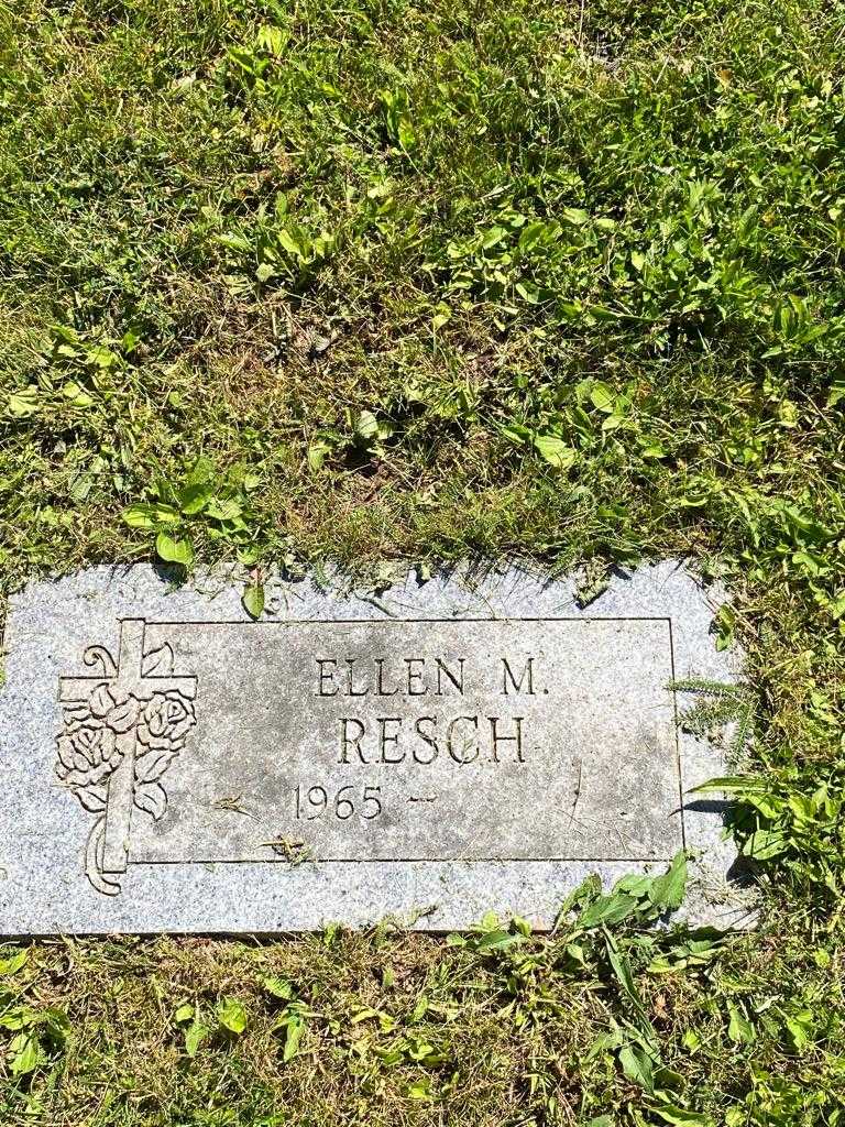Ellen M. Resch's grave. Photo 3