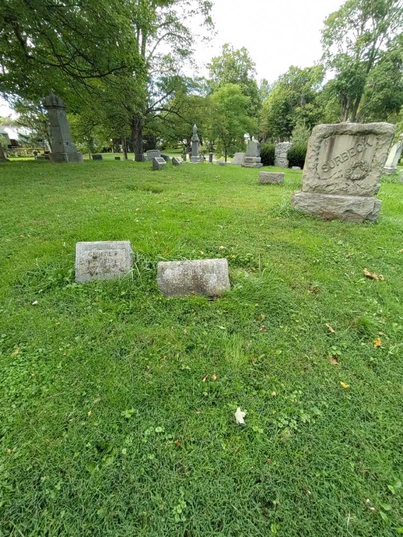 John Albert Surbeck's grave. Photo 1