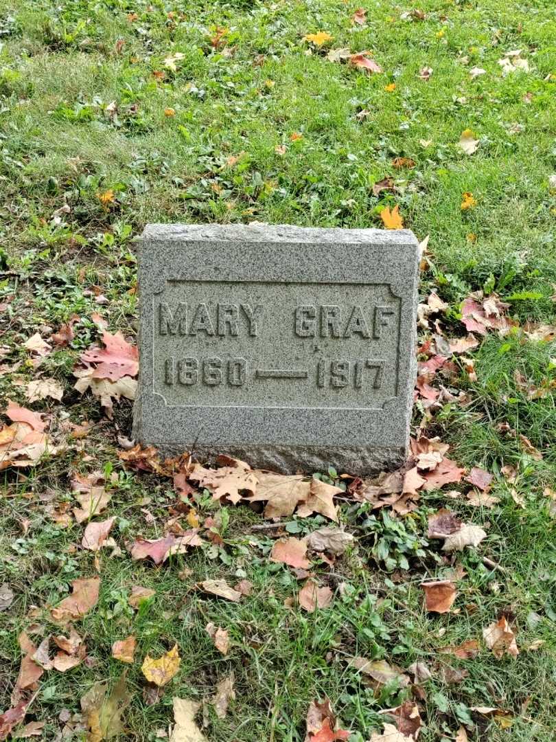 Mary Graf's grave. Photo 2