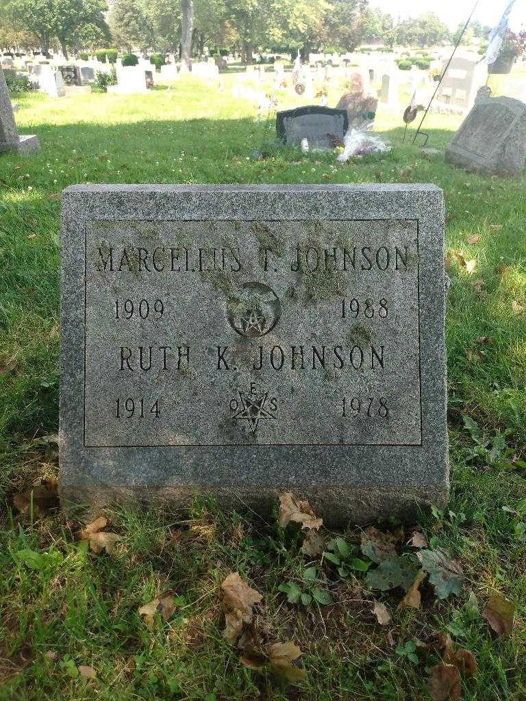 Ruth K. Johnson's grave. Photo 3