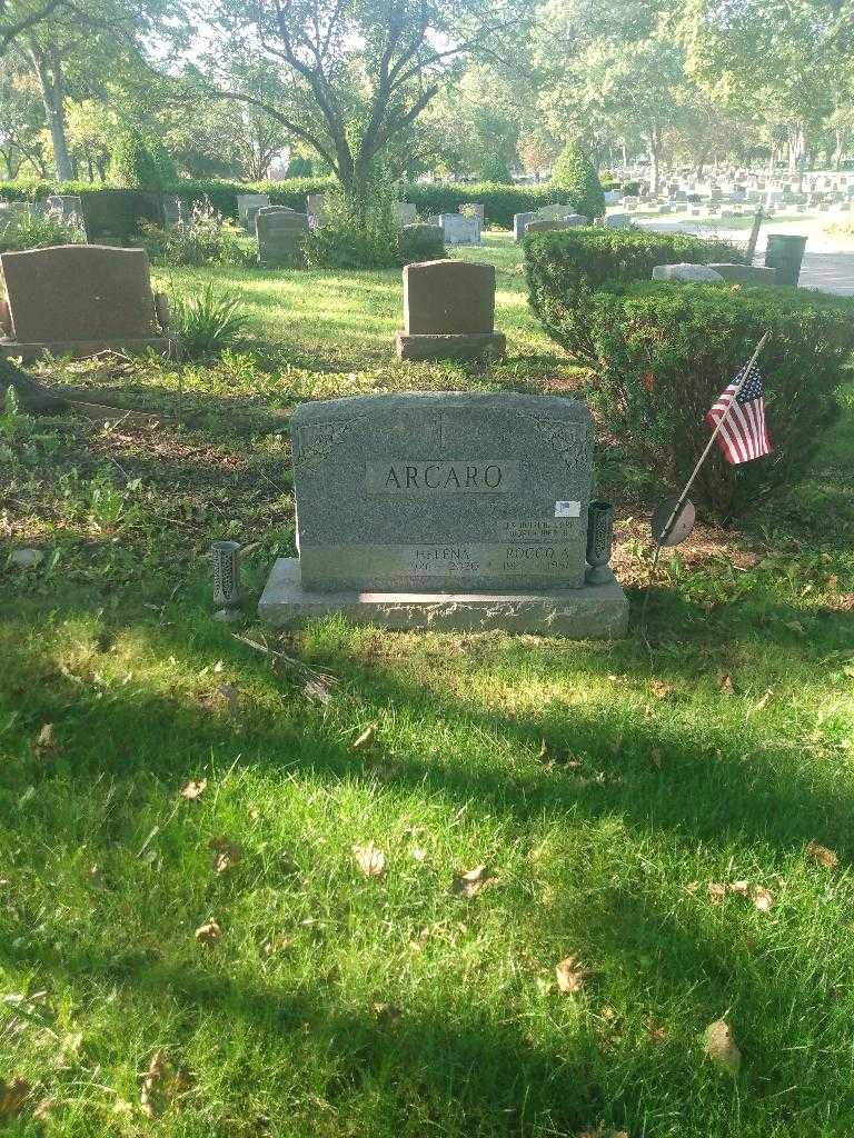 Rocco A. Arcaro's grave. Photo 1