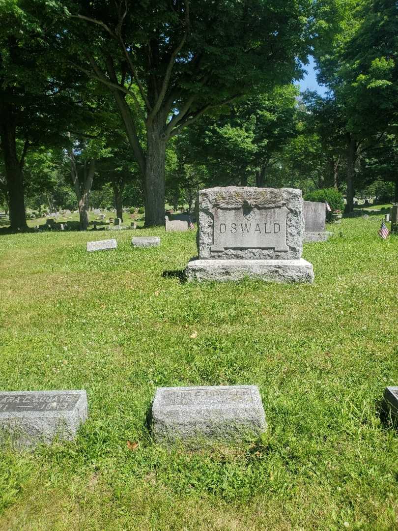 John C. Oswald's grave. Photo 1