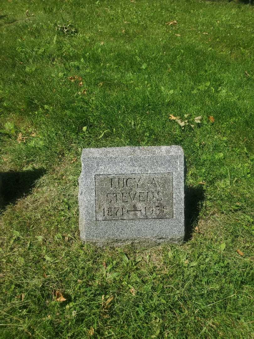 Lucy A. Stevens's grave. Photo 2