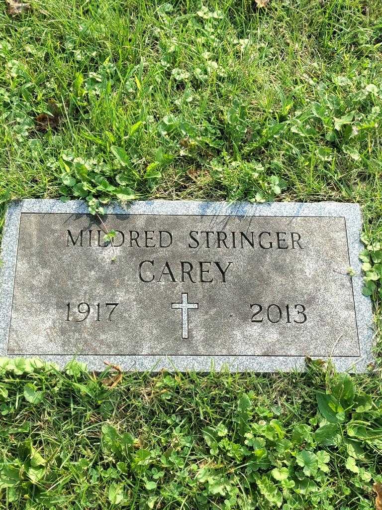 Mildred Stringer Carey's grave. Photo 3