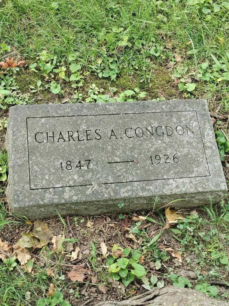 Charles Albert Congdon's grave. Photo 3