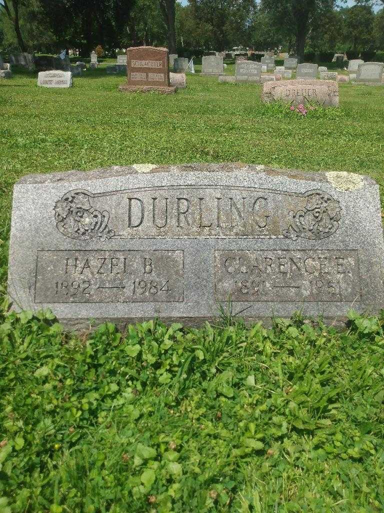 Clarence E. Durling's grave. Photo 2