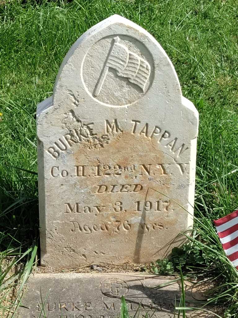 Burke M. Tappan's grave. Photo 3