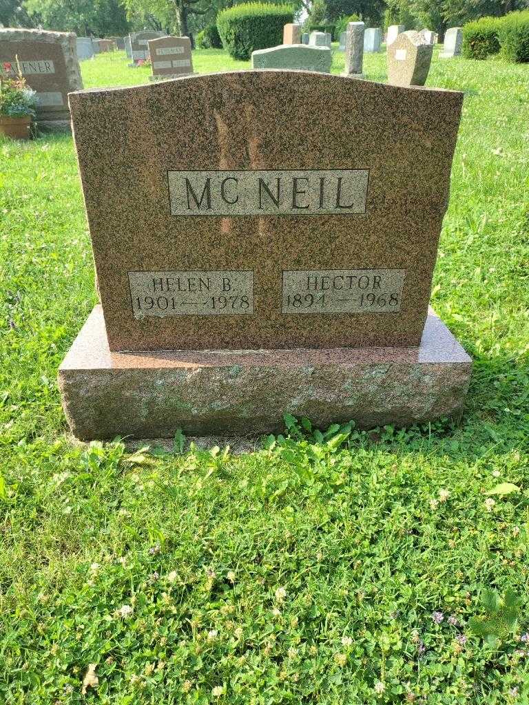 Helen B. McNeil's grave. Photo 1