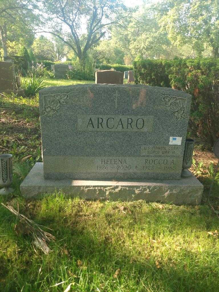 Rocco A. Arcaro's grave. Photo 2