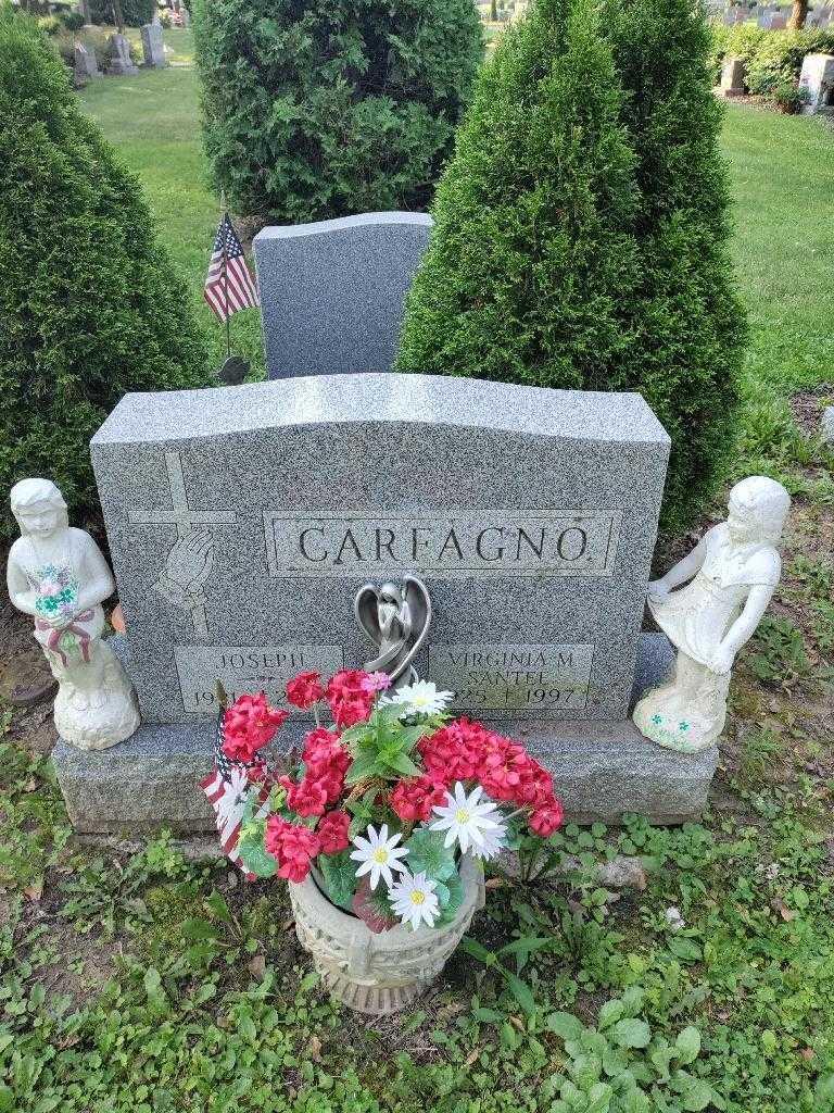 Virginia M. Santee Carfagno's grave. Photo 3