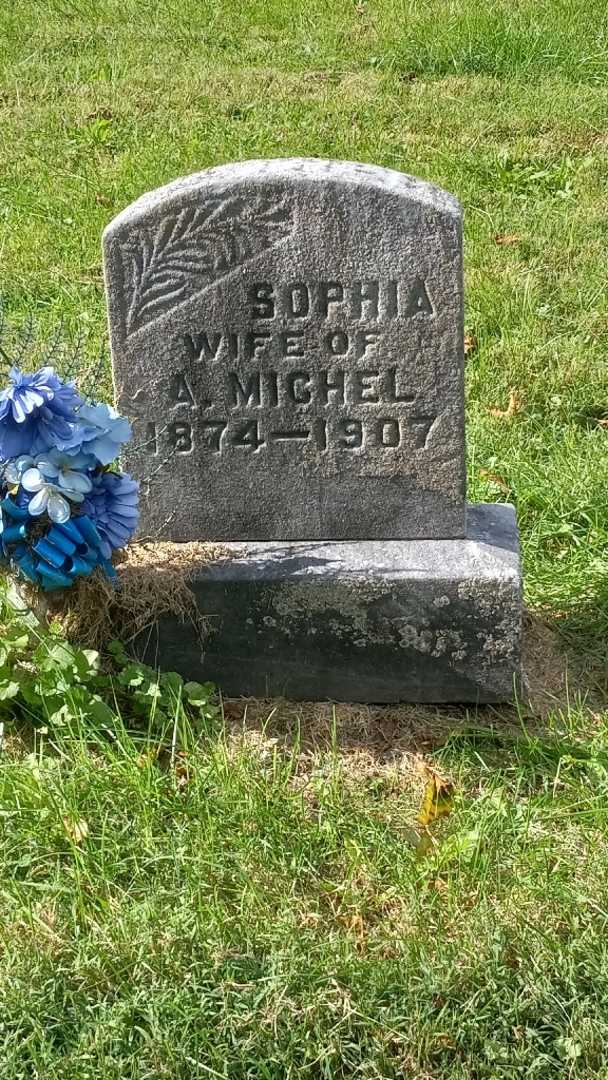 Sophia Michel's grave. Photo 3