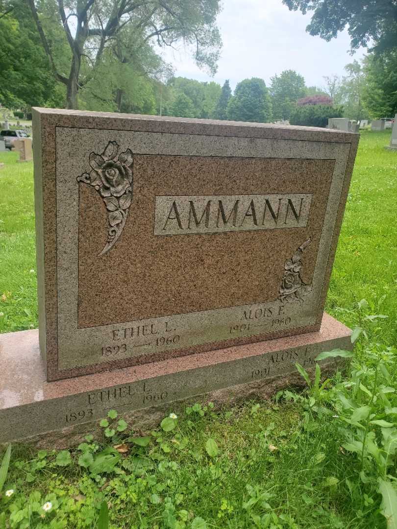 Alois E. Ammann's grave. Photo 1