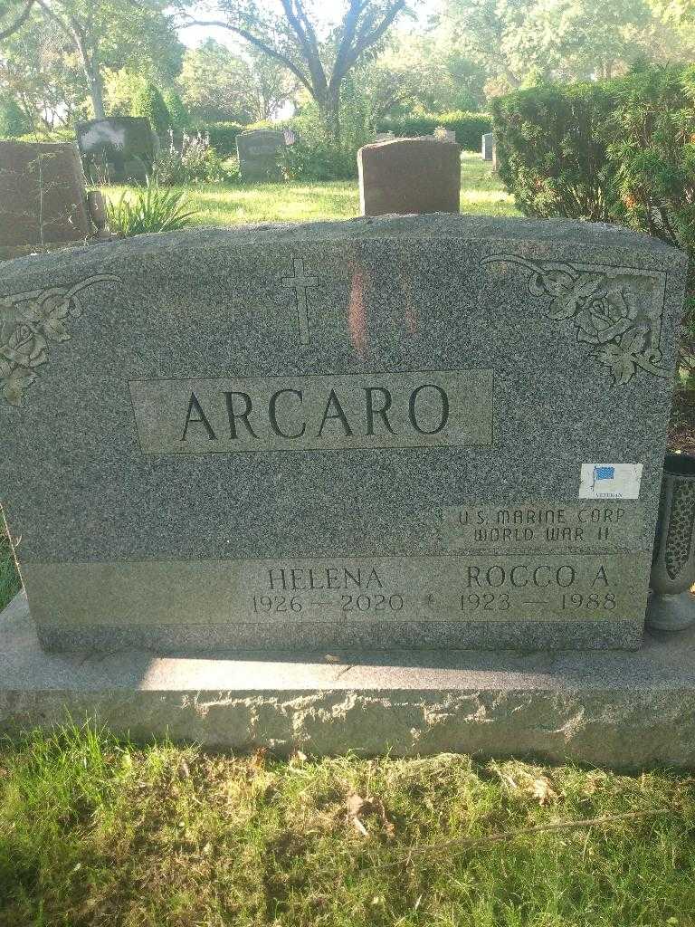 Rocco A. Arcaro's grave. Photo 3