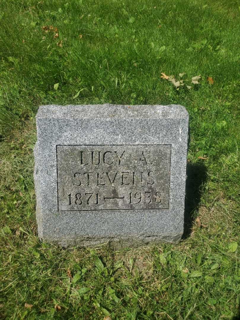 Lucy A. Stevens's grave. Photo 3