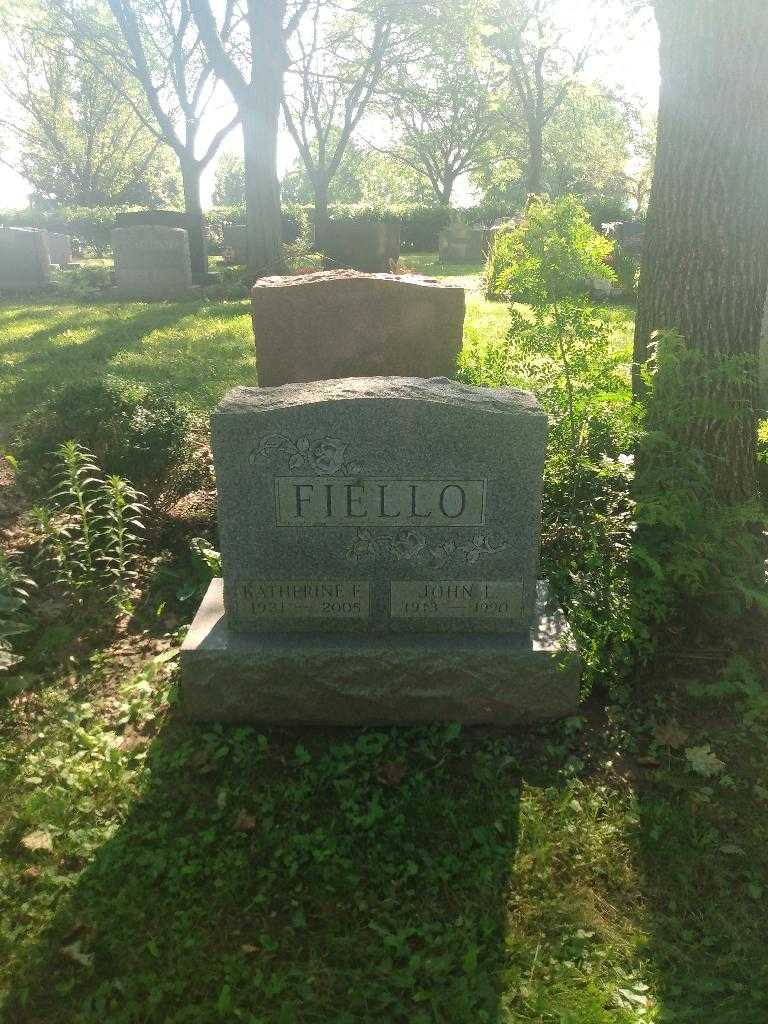 Katherine F. Fiello's grave. Photo 1