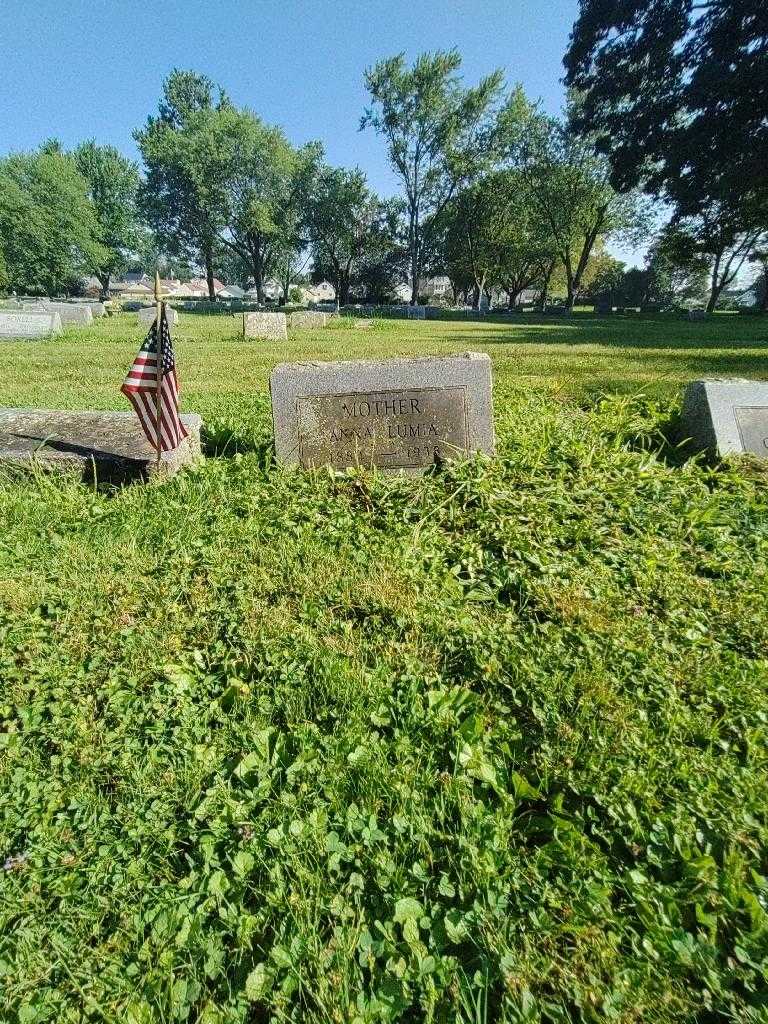 Anna Lumia's grave. Photo 1