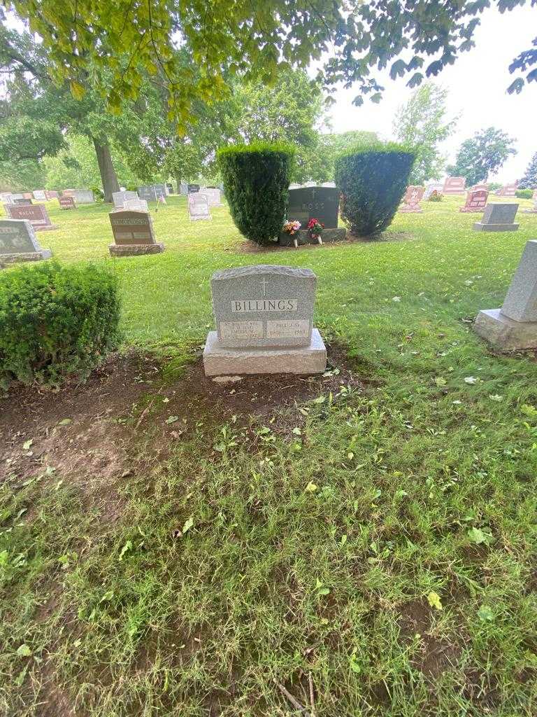 Paul J. Billings Senior's grave. Photo 2