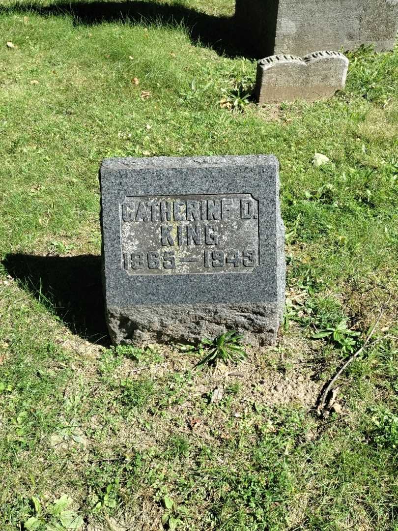 Catherine D. King's grave. Photo 2