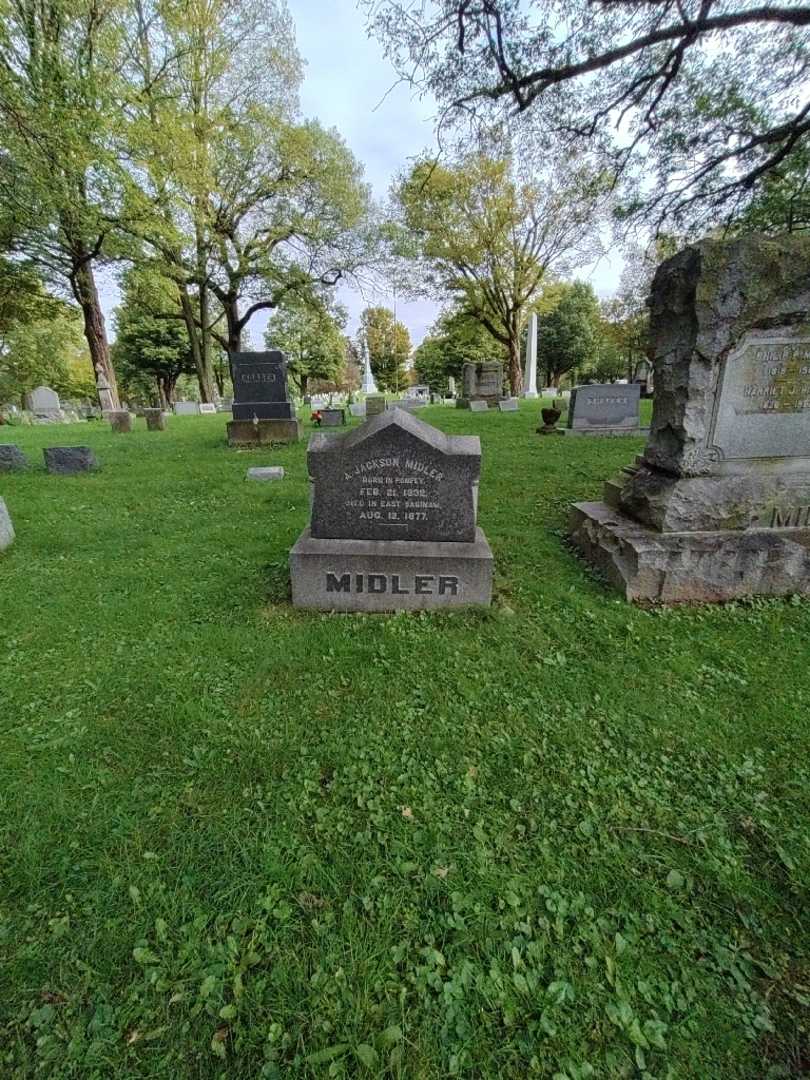Andrew Jackson Midler's grave. Photo 1