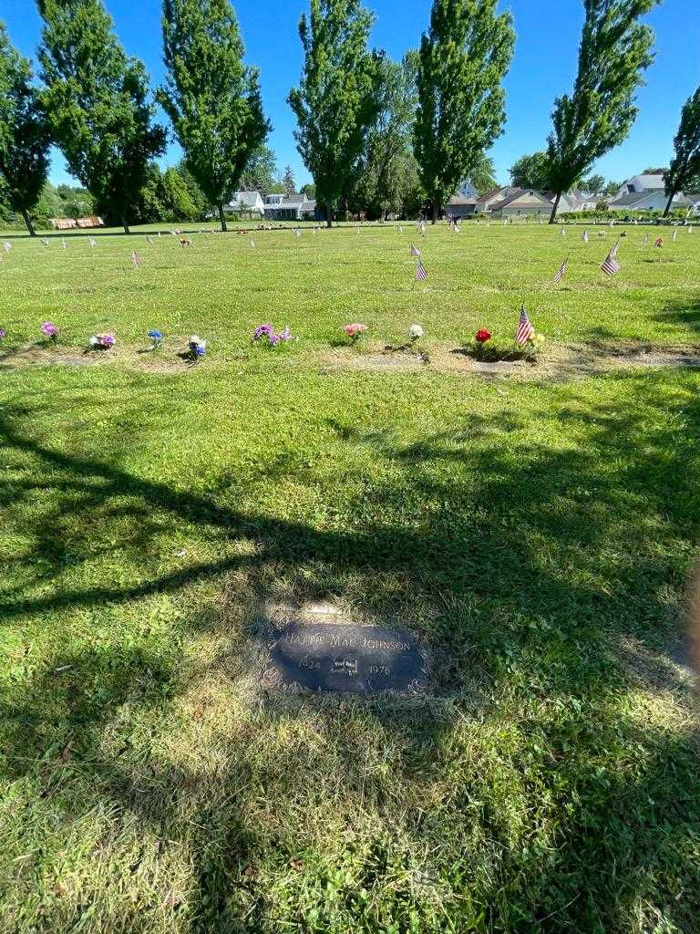 Hattie Mae Johnson's grave. Photo 2