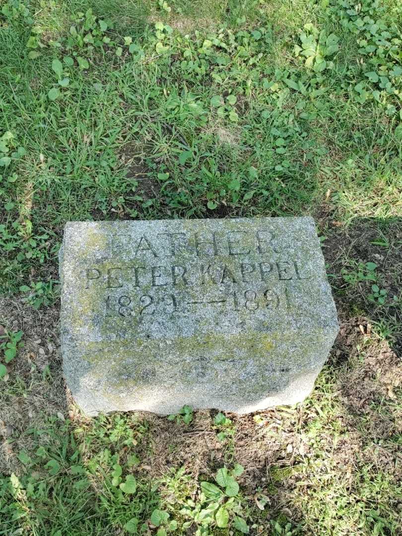 Peter Kappel's grave. Photo 3
