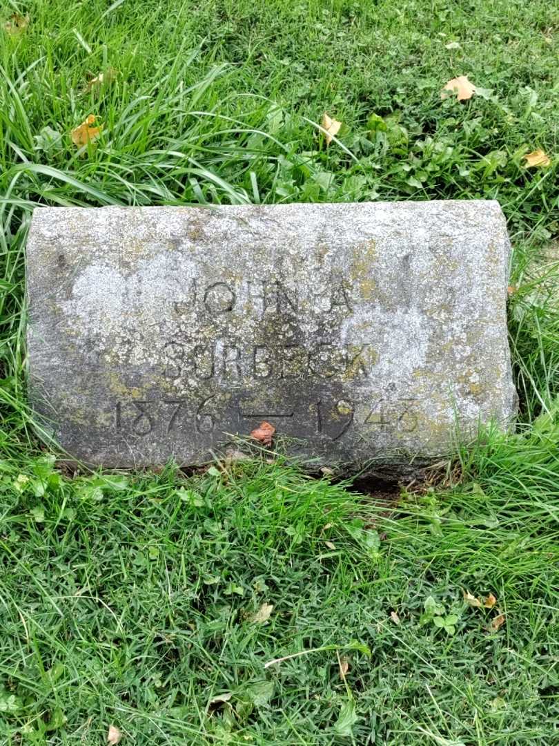 John Albert Surbeck's grave. Photo 3