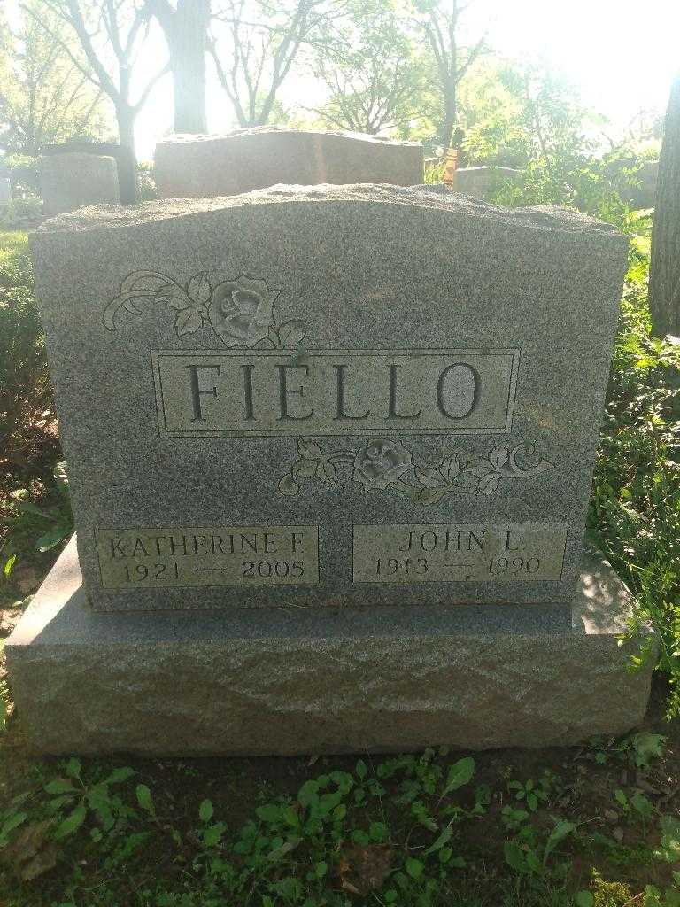 Katherine F. Fiello's grave. Photo 2