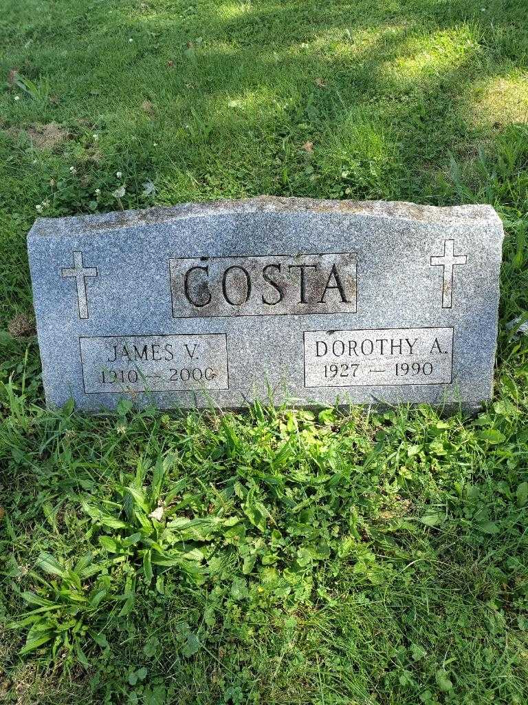 James V. Costa's grave. Photo 2