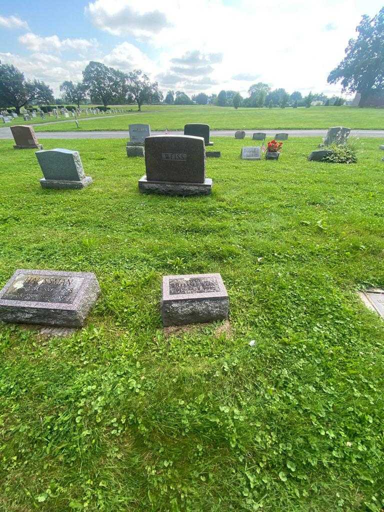 William F. Weiss's grave. Photo 1