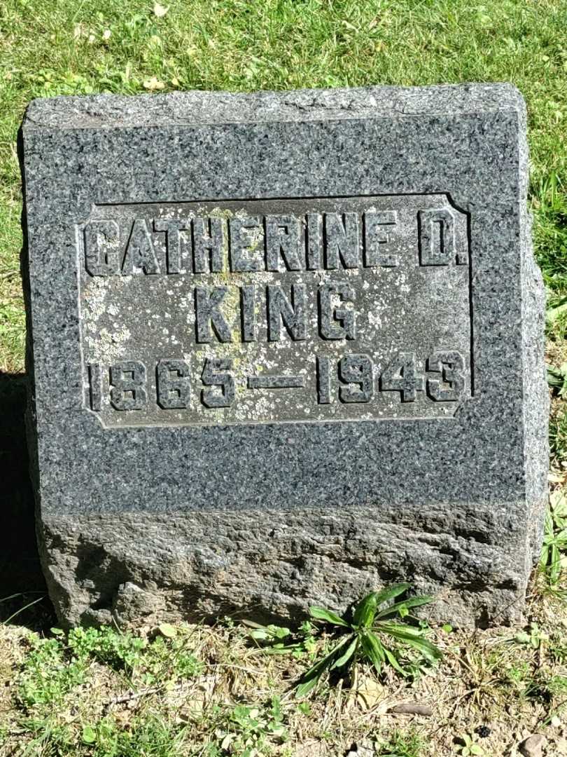 Catherine D. King's grave. Photo 3