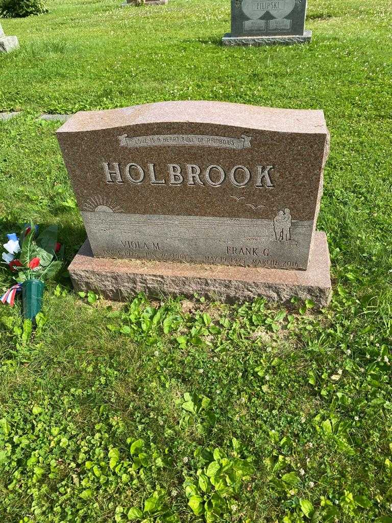 Frank G. Holbrook's grave. Photo 2