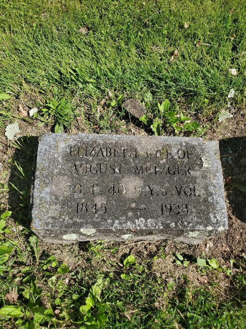 Elizabeth M Metzger's grave. Photo 4