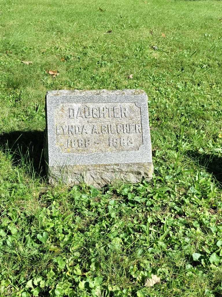 Lynda A. Gilcher's grave. Photo 2