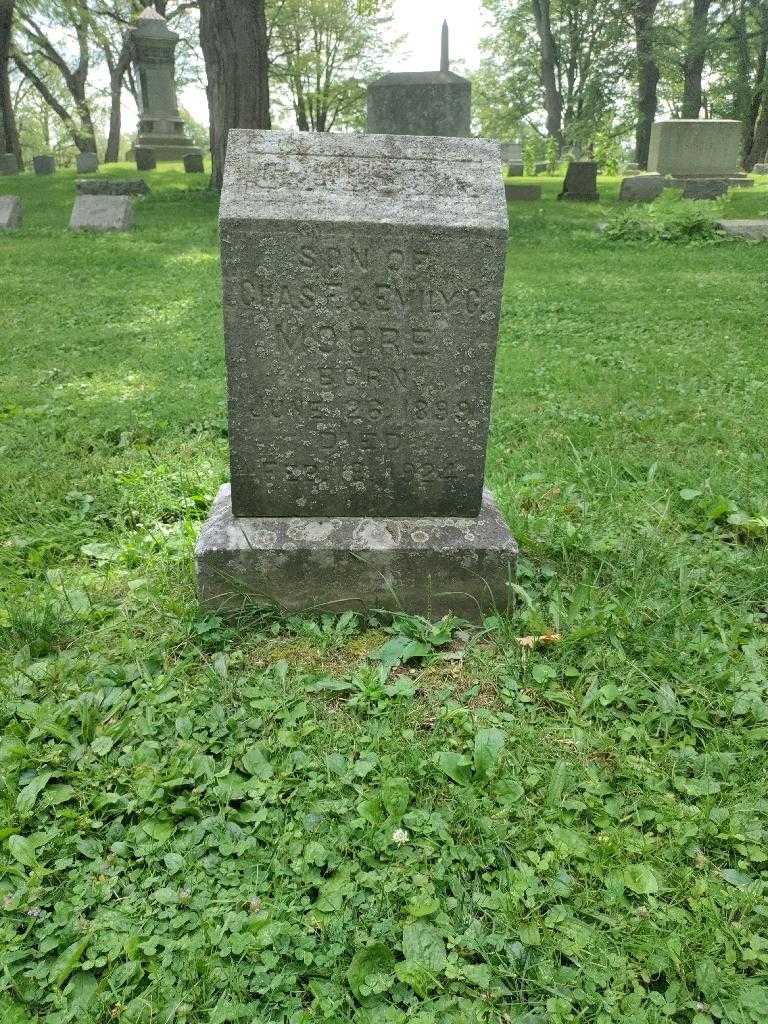 Charles A. Moore's grave. Photo 2