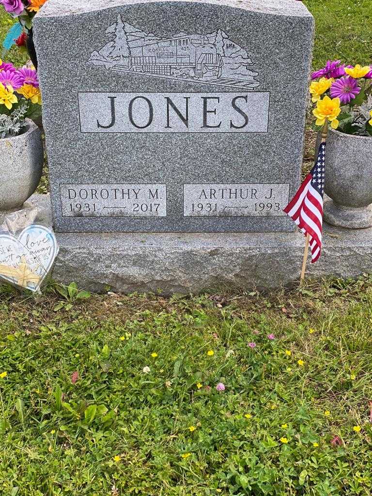 Arthur J. Jones's grave. Photo 3