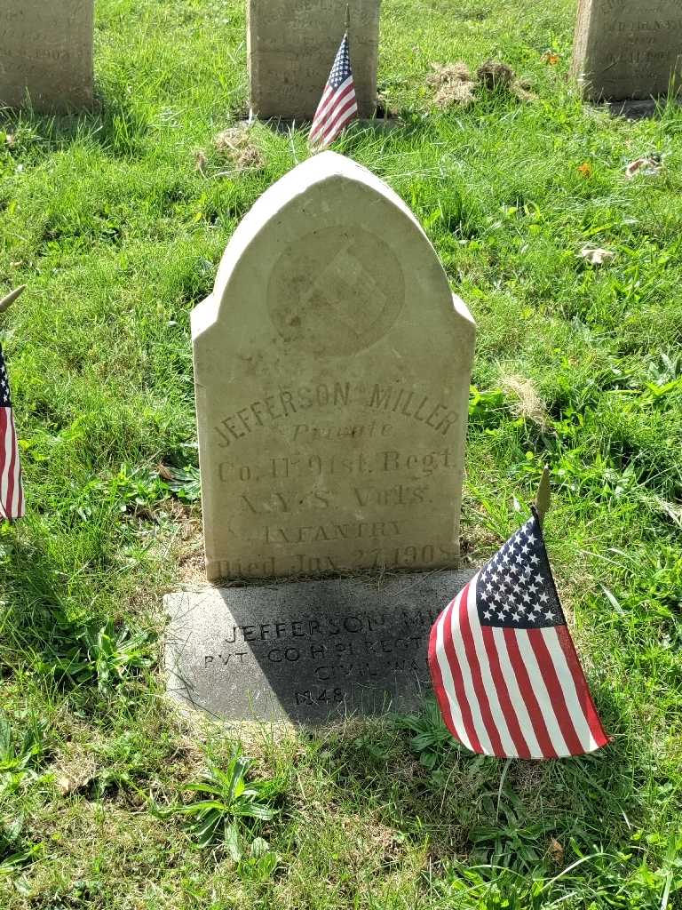 Frank Jefferson Miller's grave. Photo 2