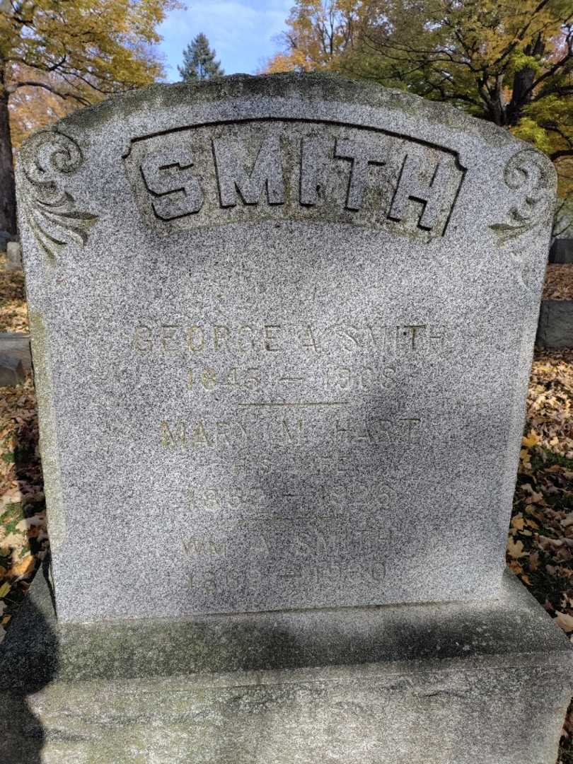 Mary Merritt Hart Smith's grave. Photo 3