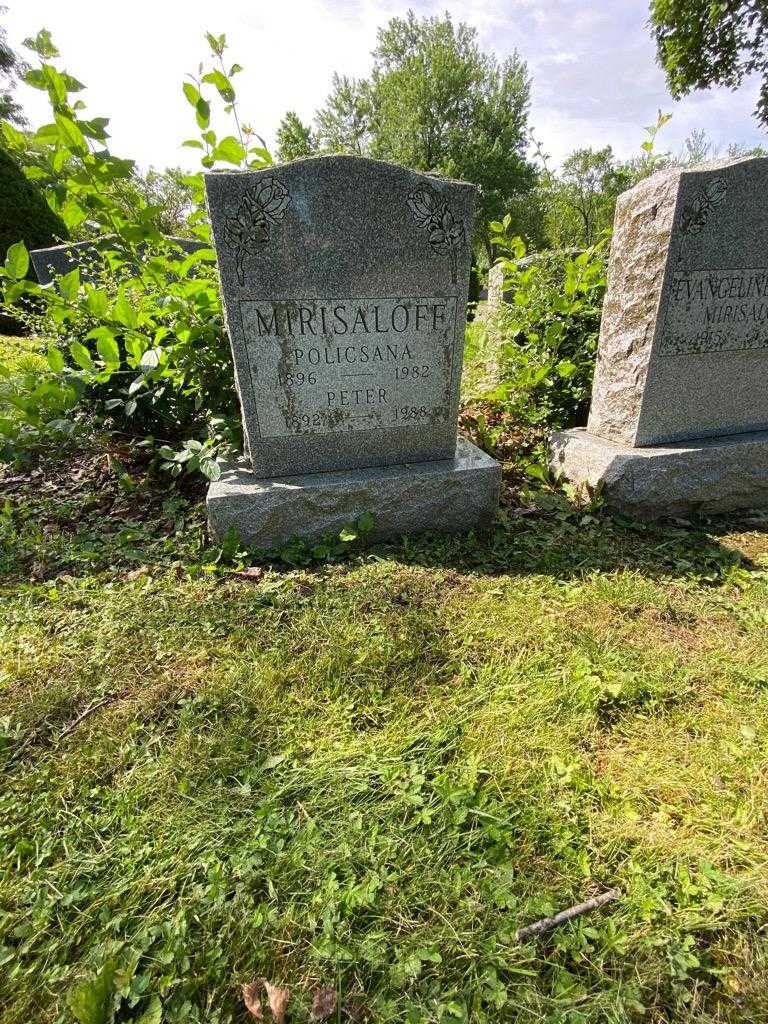 Policsana Mirisaloff's grave. Photo 1