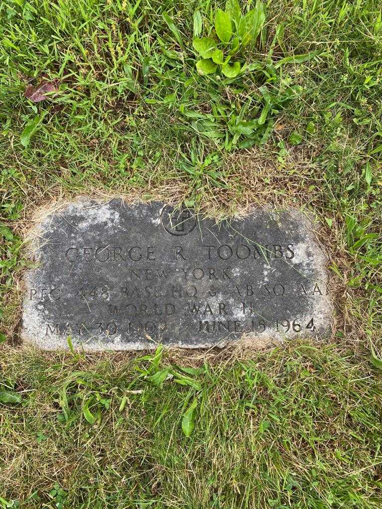 George R. Toombs's grave. Photo 3