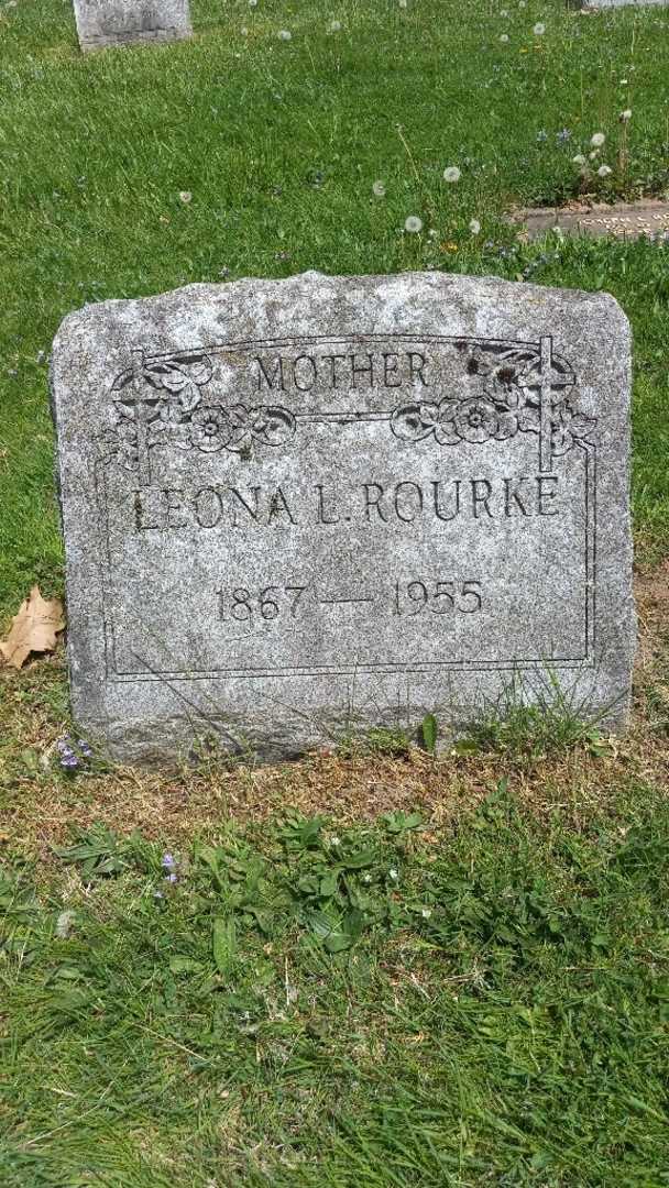 Leona L. Rourke's grave. Photo 4