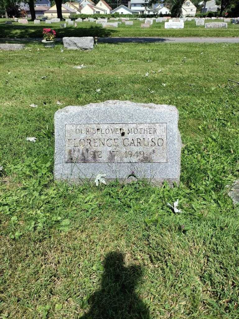 Florence Caruso's grave. Photo 2