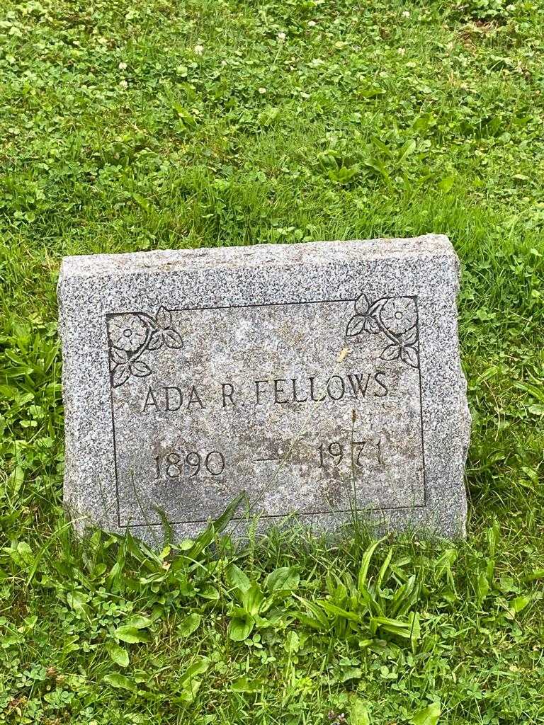 Ada R. Fellows's grave. Photo 3