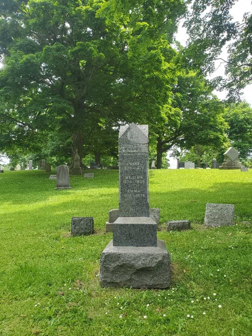 Emma Kast's grave. Photo 2