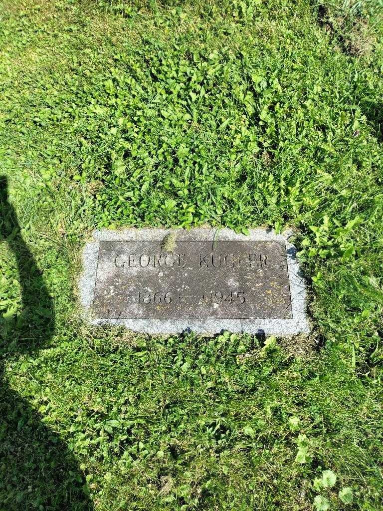 George Kugler Junior's grave. Photo 2