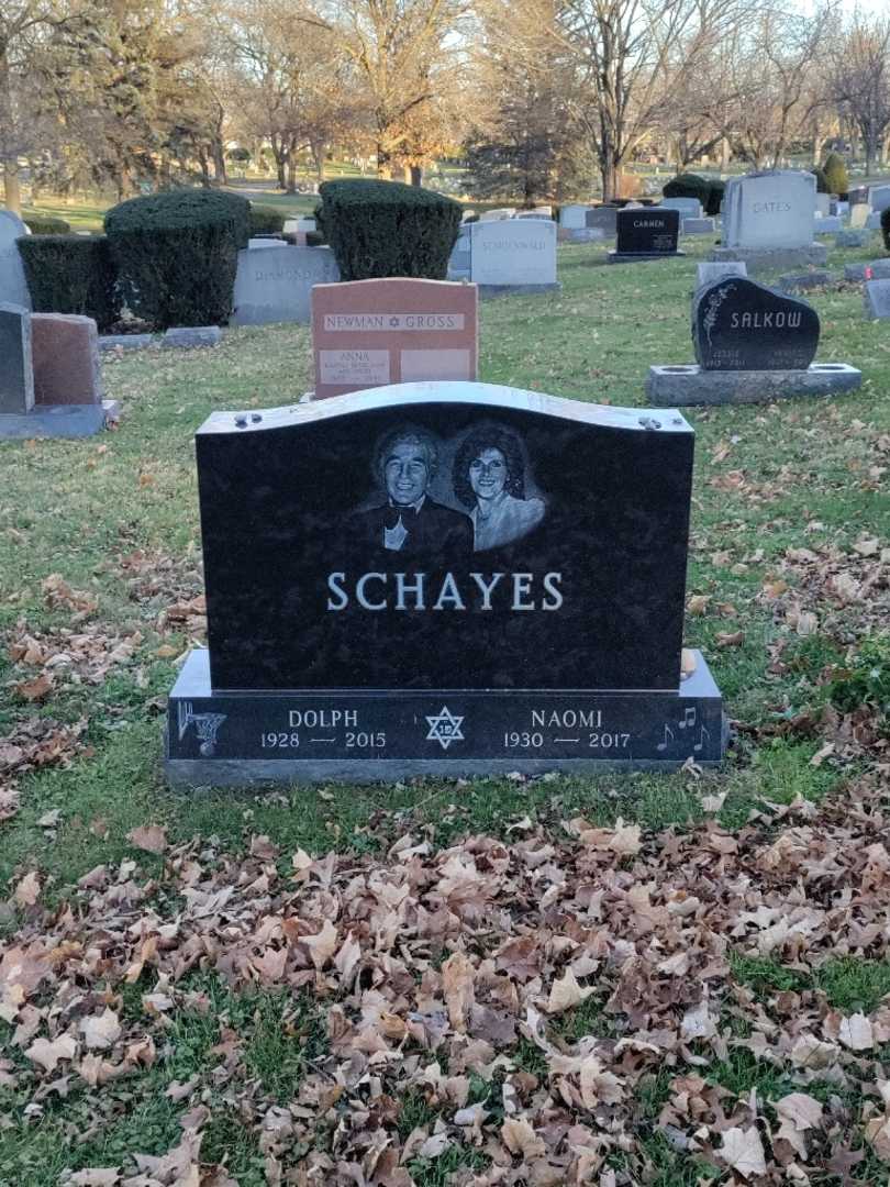 Naomi Schayes's grave. Photo 3