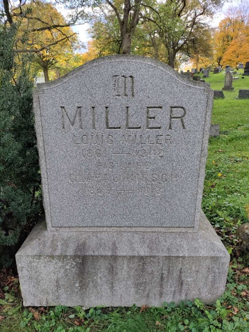 Louis Miller's grave. Photo 3